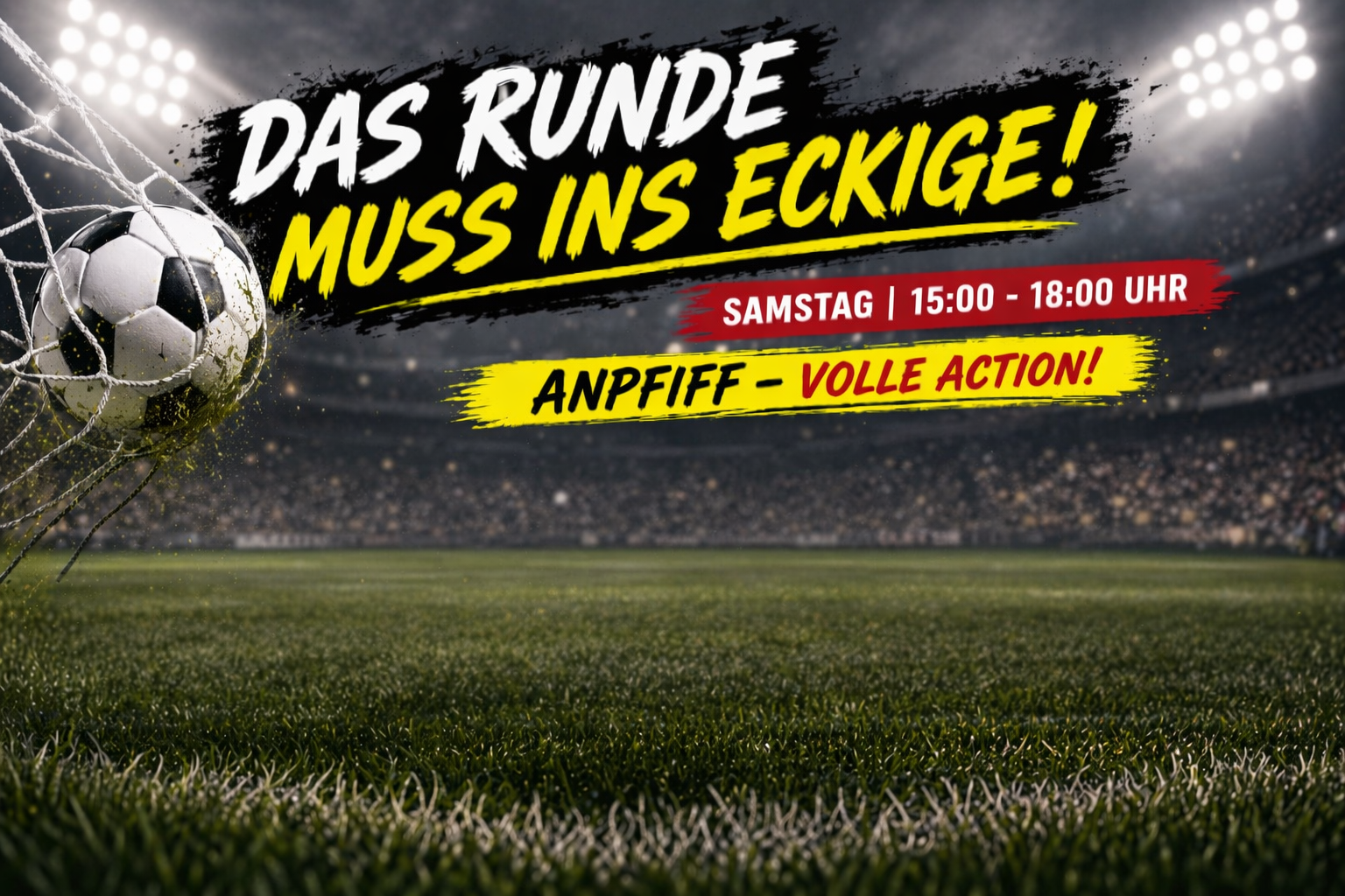 DAS RUNDE MUSS INS ECKIGE